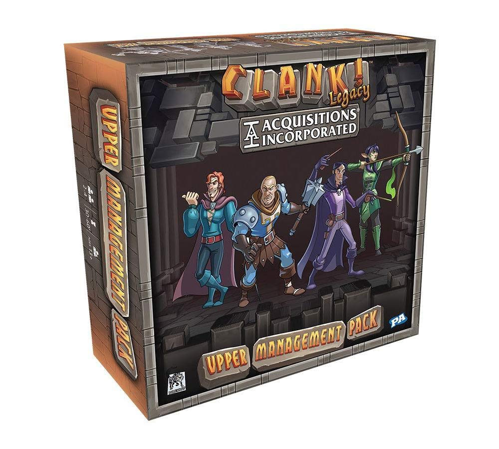 Renegade Game Studios , Clank! Legacy: Acquisitions-Upper Management Pack , Board Game , 13+ , 2-4 Players , 30-60 Minutes Playing Time