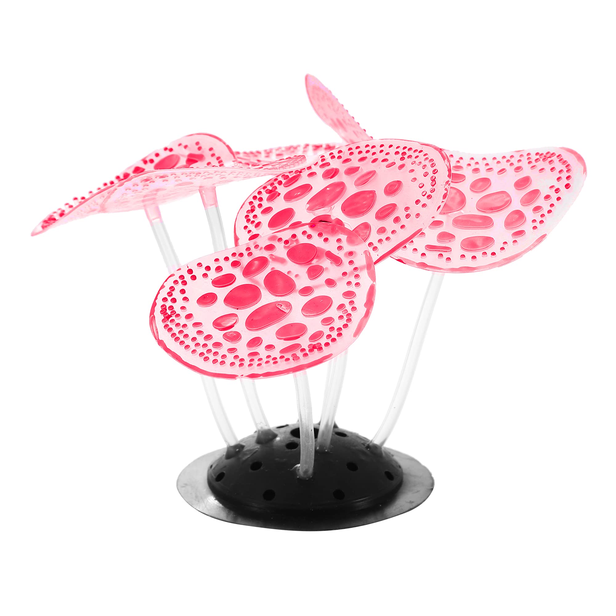 VOCOSTE Aquarium Simulation Coral, Silicone 2.36"x3.15" Pink