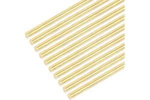 DMiotech 20 Pack 4" x 1/16" Brass Rods,Solid Round Brass Rod for DIY Craft Brass Welding Rods Lathe Bar Stock for Drift Punch