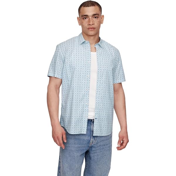 Amazon.com: GAP Mens Stretch Poplin Shirt Fresh White S : Clothing, Shoes &  Jewelry