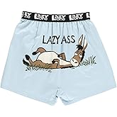 Lazy One Funny Animal Boxers, Humorous Underwear, Novelty Boxer Shorts, Gag Gifts for Men