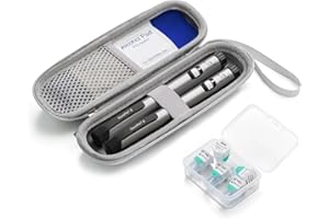 Sijidou Portable Insulin Cooler - Insulated Travel Case for Insulin Pens (Grey)