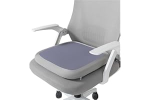 SheRest Office Chair Cushion with Straps, Memory Foam Seat Cushion with Removable Cover, Suitable for Office Chairs, Car Seat