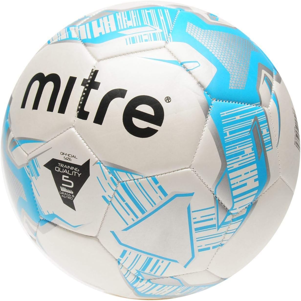 Official Mitre Junior Lite 360 - Balón de fútbol, Color Blanco y ...