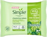 Simple Kind to Skin Biodegradable Cleansing Wipes Sensitive Makeup Remover 6x25 view 2