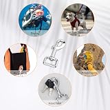 RUCUDIM 5x Dog Lead Clips Heavy Duty 75mm Zinc Alloy Trigger Swivel Clasp Silver view 5