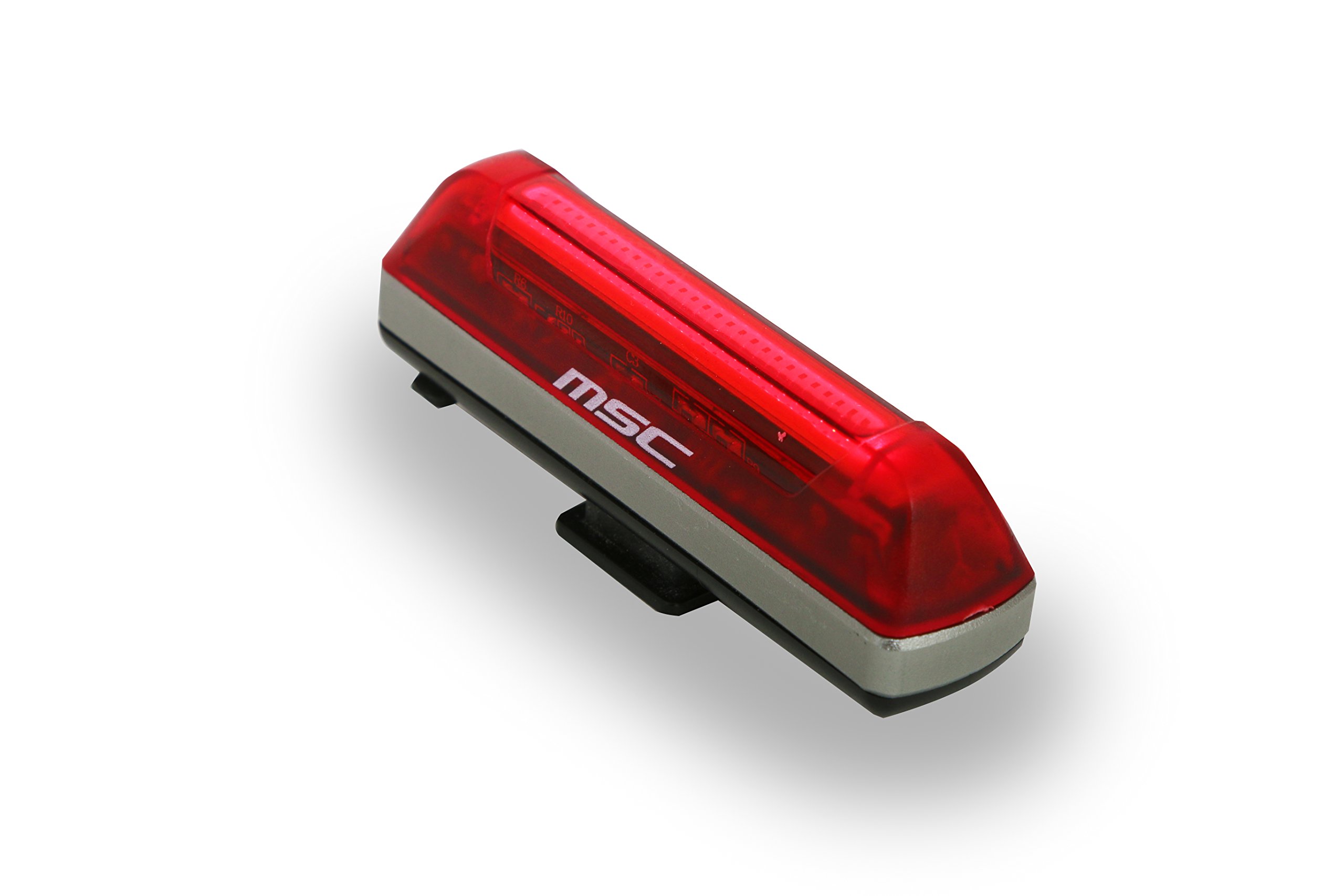 MSC Bikes light40rr Rear LED Red Light, Black, 40 Lumens