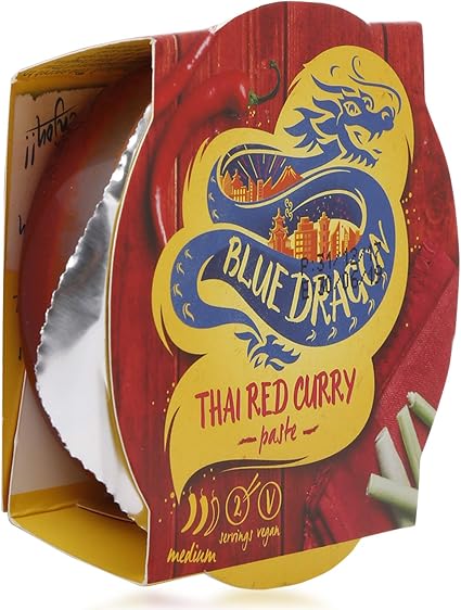 Blue Dragon Thai Red Curry Paste Pot, 50 g: Buy Online at Best Price in ...