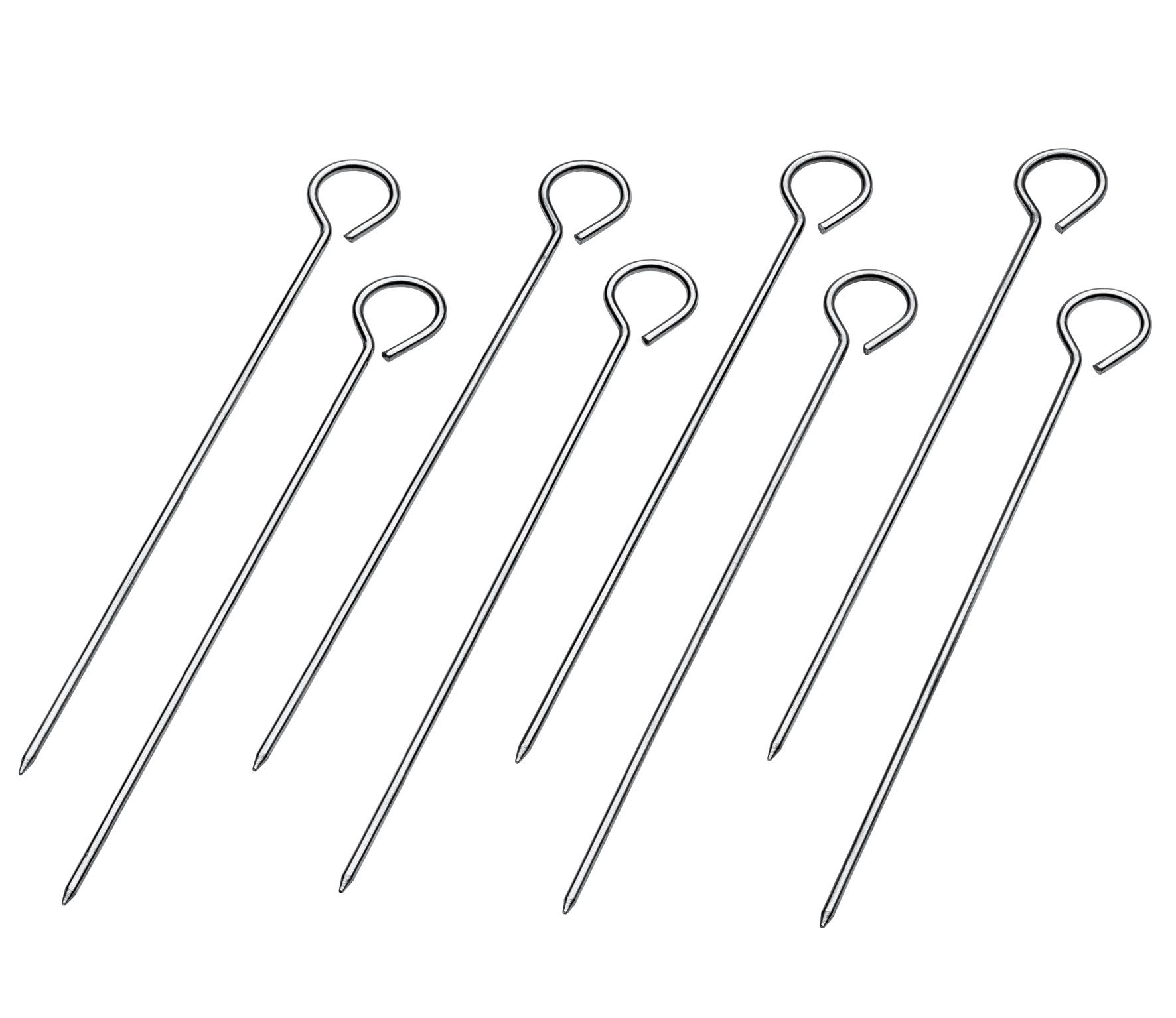 Küchenprofi 0924032810 Roulade Skewers, Set of 10, Stainless Steel, Silver, Length: 10.4 cm, Width: 1 cm, Height: 0.1 cm