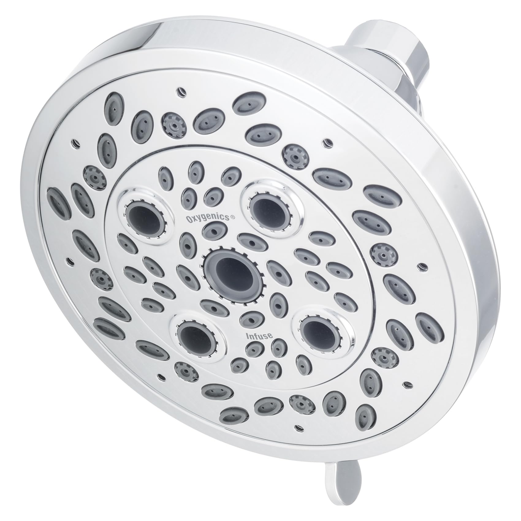 Oxygenics Infuse Chrome Fixed Shower Head 1.8-GPM (6.8-LPM)