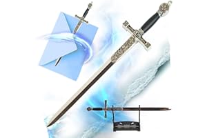 King Arthur's Excalibur Letter Opener with Stand, Office Accessory, Home Decor, Gift for Collectors, Fans