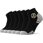 Ortis Low Cut Quarter Socks for Men Cotton Cushion Moisture Wicking Mesh Ventilating Running Training