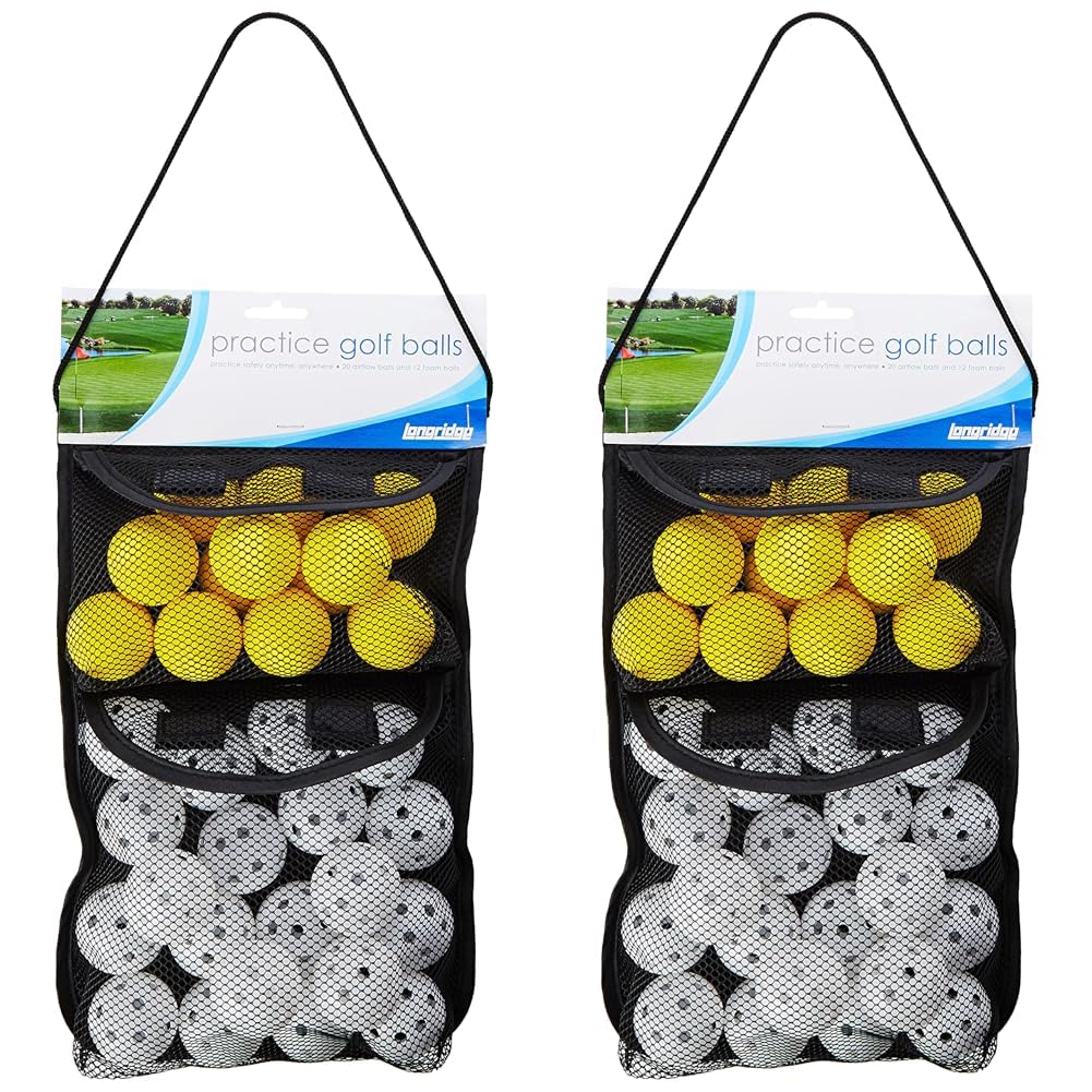 Longridge 32 Practice Golf Ball Pack (Pack of 2)