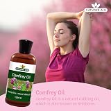 Natures Aid Comfrey Oil 150ml Natural Rubbing Oil for Skin & Muscle Wellness view 2