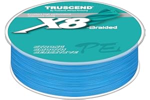 TRUSCEND X8 Braided Fishing Line, Durable and Valuable PE Braid Line for Professional, More Thinner More Smoother Performance for Casting Well, Must-Have Freshwater Fishing Gear, Fishing Gift for Men