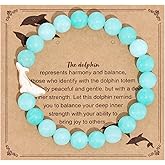 Kivosliviz Dolphin Bracelet Woman Gifts for Women Cute Dolphins Themed Jewelry Stuff Dolphin Bracelet