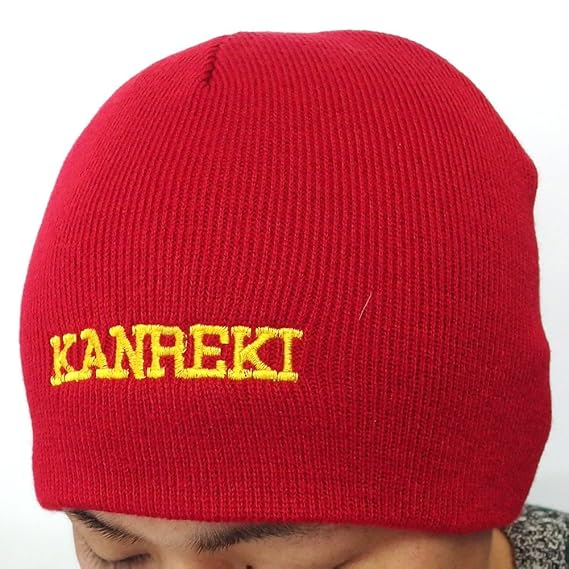 Amazon Kanreki 刺繍 ニット帽 赤ニット帽 ニット 通販