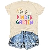 Women Kindergarten Teacher Shirts Wildflowers Teacher Tee Retro Teacher Life Short Sleeve Tshirt Appreciation Gifts