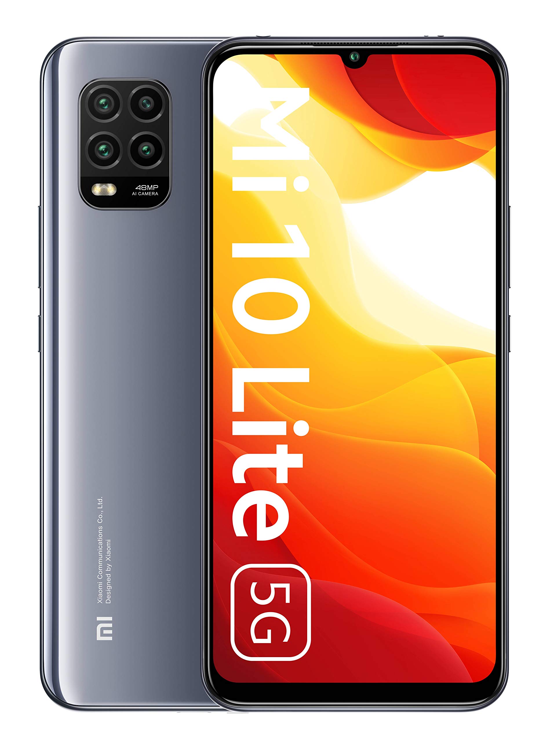 Xiaomi Mi 10 Lite 5G 6 GB/64 GB (Official 2 Year Warranty), Cosmic Grey