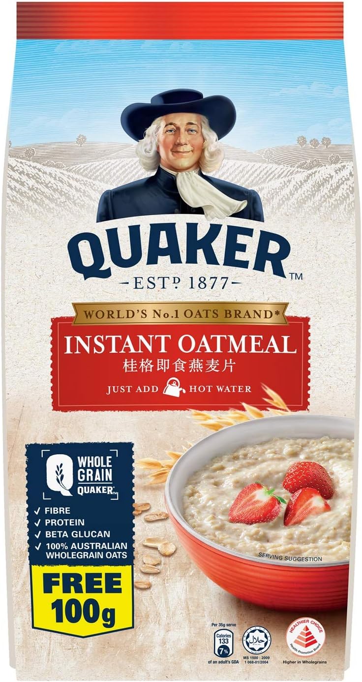 Quaker Instant Oatmeal, 900g Amazon.sg Grocery & Gourmet Food