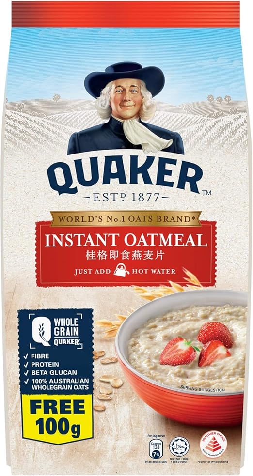 Quaker Instant Oatmeal, 900g Amazon.sg Grocery & Gourmet Food