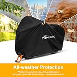 toptrek Bike Cover 210D Waterproof Outdoor 3 Bikes 220x120x110cm with Lock Holes view 6