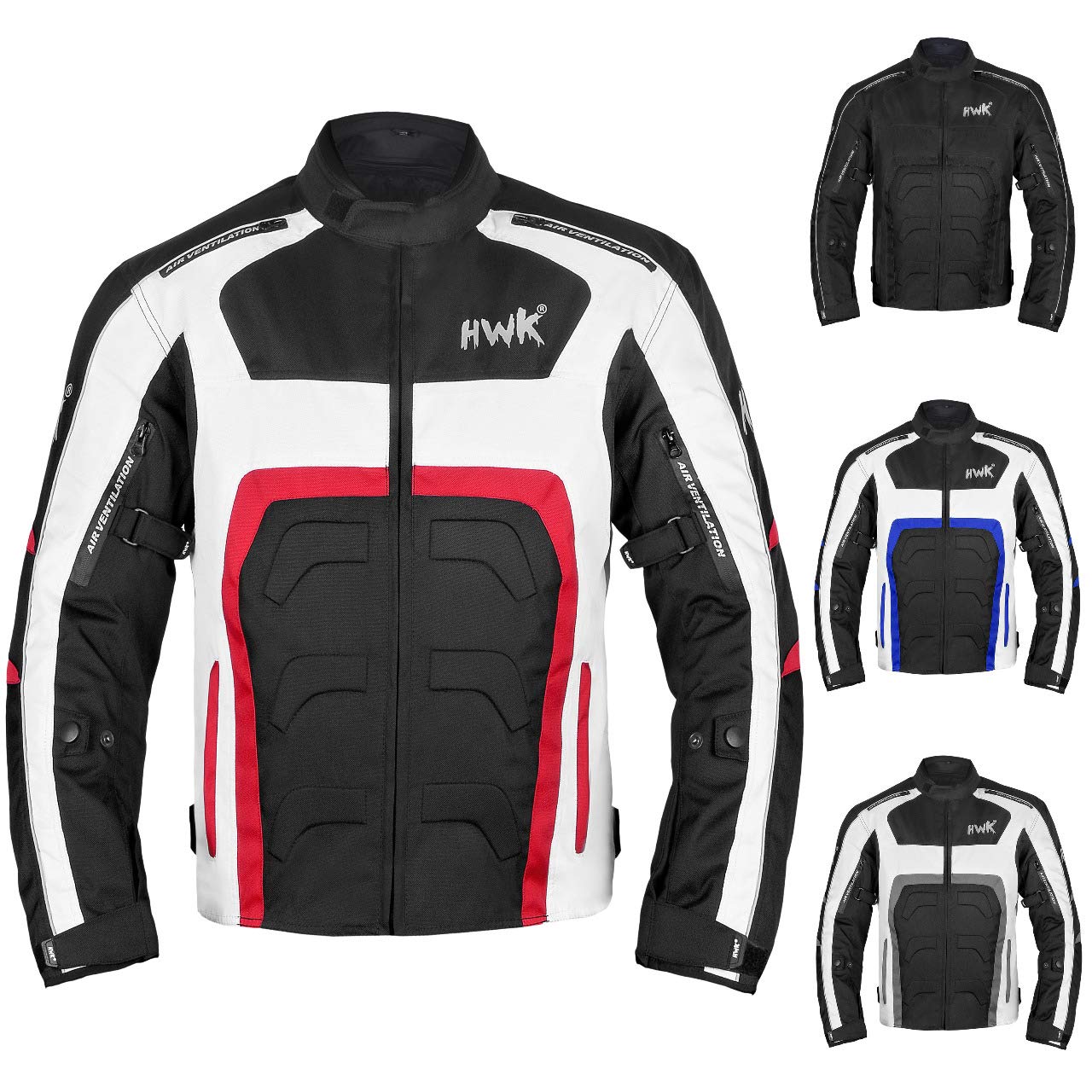 Textile Motorcycle Jacket Motorbike Jacket Breathable CE Armored