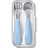 OXO Tot On-The-Go Fork and Spoon Set - Dusk