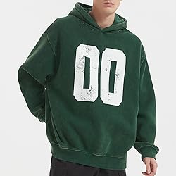 FAIABLE Men's Oversized Hoodies Pullover Graphic