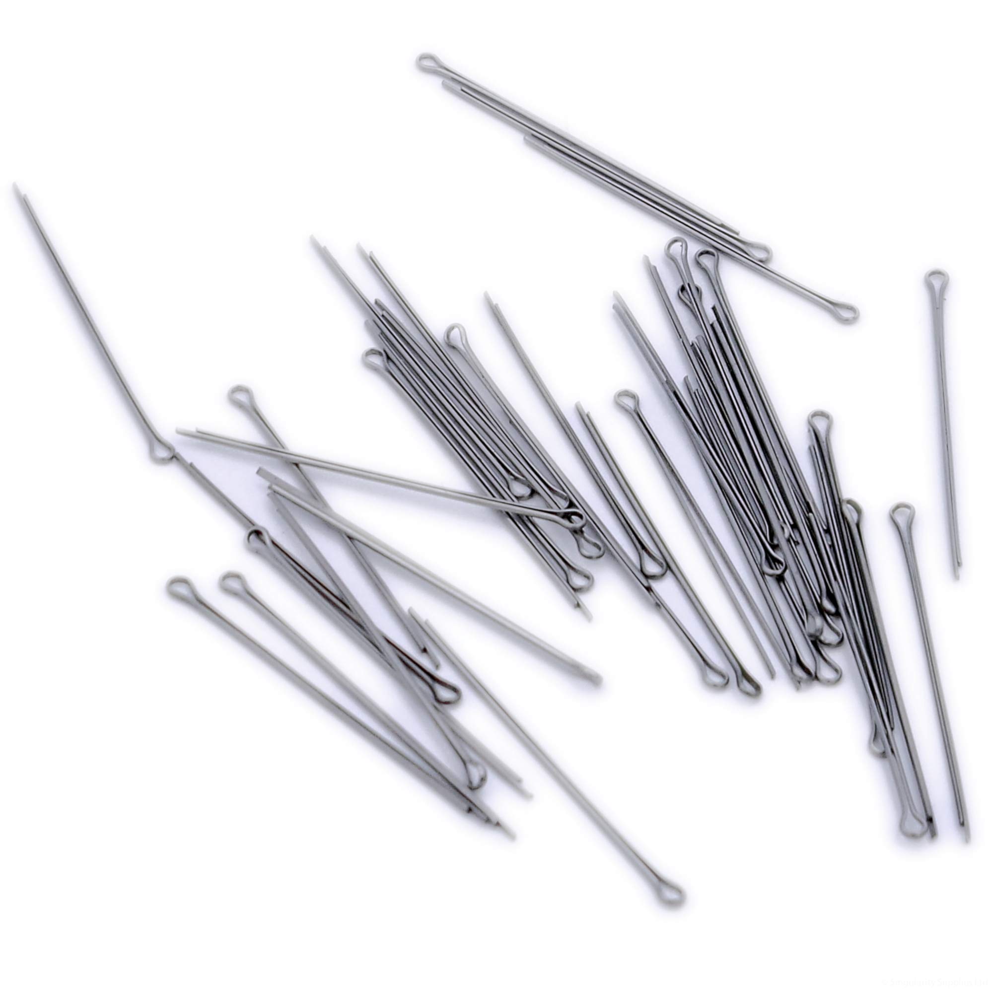 M1.2 (1.2mm x 8mm) Split Cotter Pin - Stainless Steel (A2) (Pack of 40)