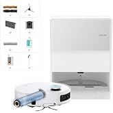 dreame Aqua10 Ultra Roller Complete Robot Vacuum and Mop, AquaRoll Mopping | 30,000Pa Suction, AI Camera &amp; LIDAR Avoidance Tech, Heat-Washes &amp; Dries, Extendable Roller Mop, Carpet Protection