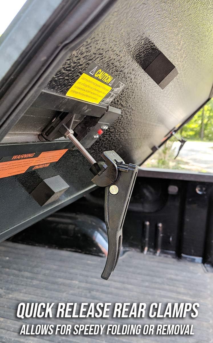 Amazon Com Rdj Trucks 65 Series Hard Folding Tonneau Easy On Easy Off Solid Flip Bed Cover Fits Compatible With Ford F150 2015 2020 5 5ft Bed Automotive