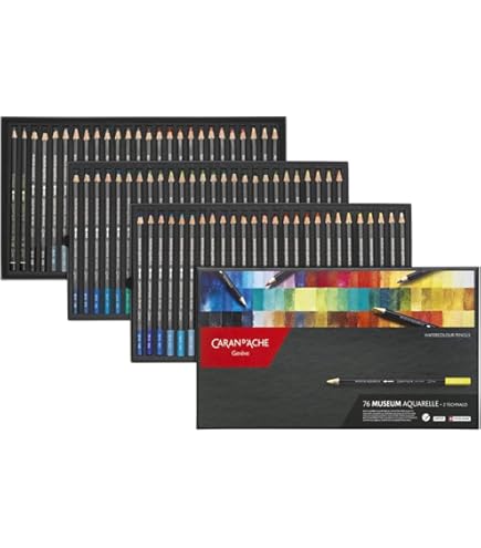 Amazon.com : CREATIVE ART MATERIALS Caran D'ache Luminance Colored