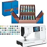 Bernette B77 Sewing and Quilting Machine - Ideal for Beginners, Heavy Duty with 60 pcs Northern Lights Threads Bundle Suitable for experts and beginners