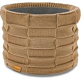 Vogium Kids Double-layer Knit Neck Warmer Gaiter | Thermal Fleece Face Cover for 6-14 Year Olds Boys Girls | Ski, Play