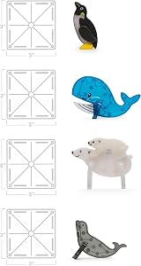 Magna-Tiles Arctic Animals 25-Piece Set - 3D Magnetic Building Tiles view 4