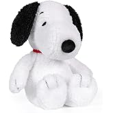 Kids Preferred Peanuts Charlie Brown Snoopy Plush with Crinkle Feet, Extra Soft Stuffed Animal Toy for Baby Toddler Boys &amp; Girls 12 Inch Size