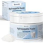 99.5% Pure Nano Hydroxyapatite Powder for DIY Toothpaste & Mouthwash–Hydroxyapatite Powder for Deep Enamel Remineralization, Sensitivity Relief & Natural Teeth Whitening–High-Purity, Fluoride-Free,40g