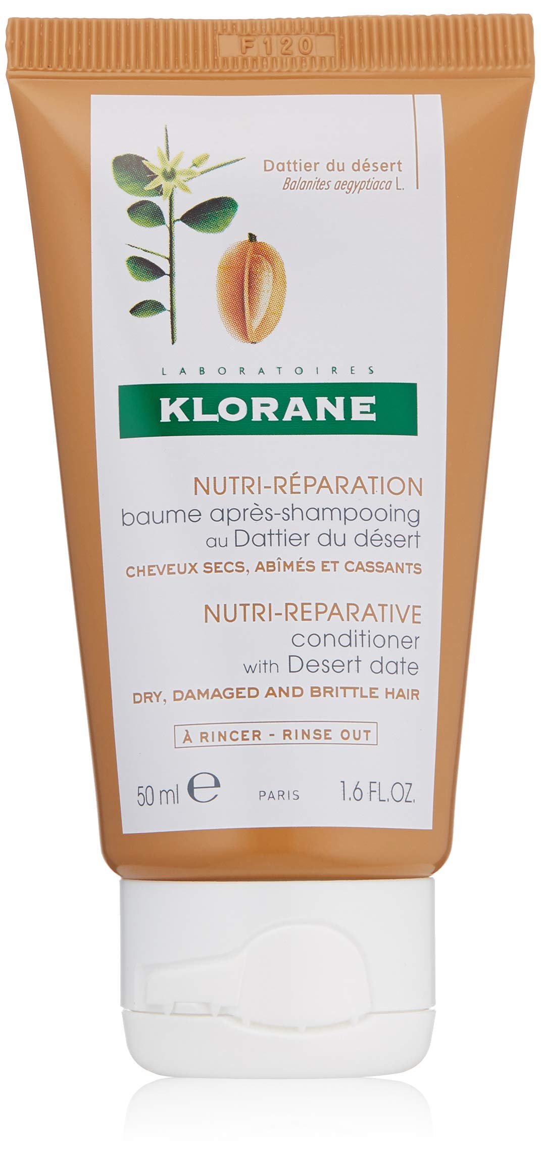 Klorane Reparative Shampoo with Desert Date, Hydrating for