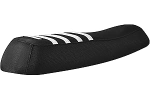 Enjoy Mfg Seat Cover - Compatible with AMYET V9-G60 Electric Bike #520 (All Black with White Ribs)