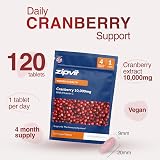 Zipvit Cranberry Tablets 10000mg with Vitamin C 120 Vegan Tablets view 4