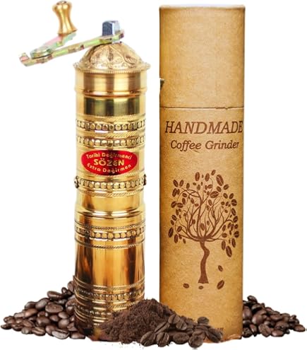 Amazon.com: Handmade Heavy-Duty Brass Coffee & Spice Grinder