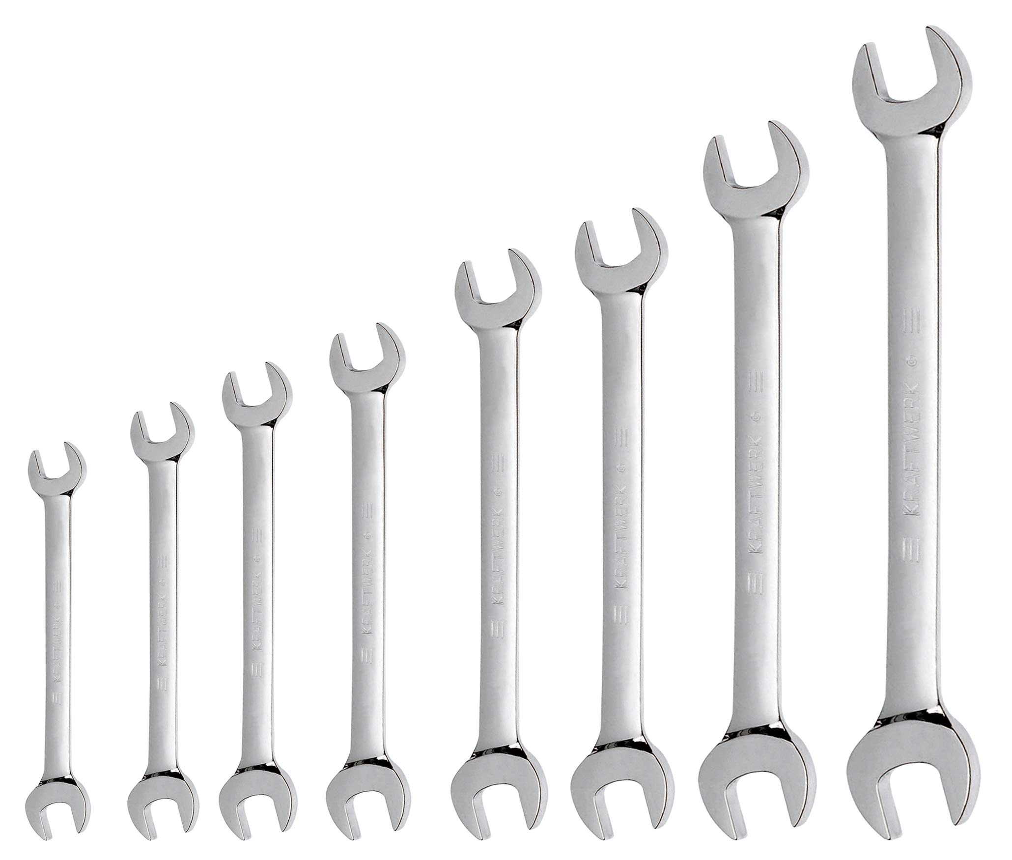 KRAFTWERK 3570-8-Piece Open End Spanner Set 6-22mm
