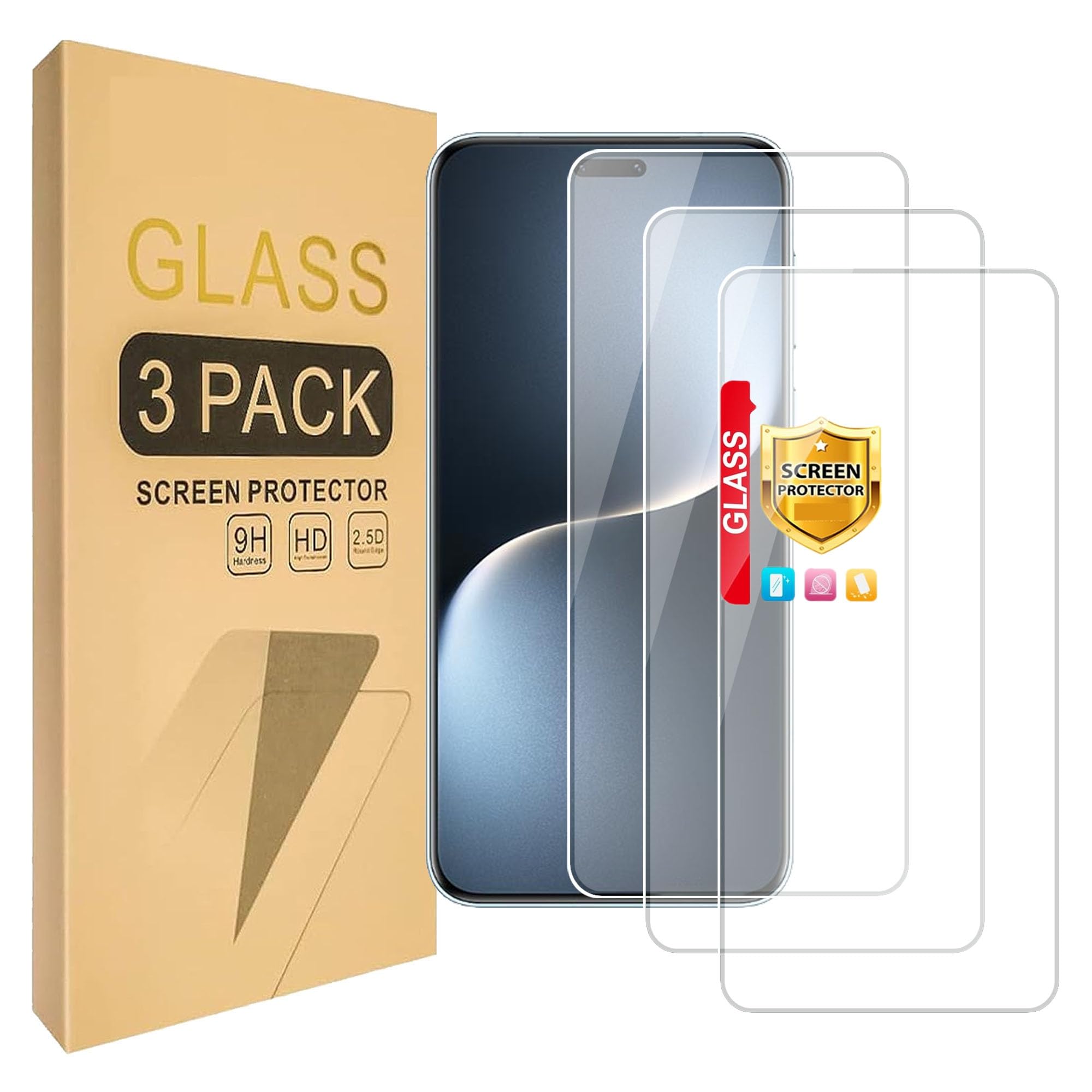 Lucyliy (3 Pack) Compatible with Honor Magic7 Pro