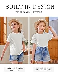 Girls Short Sleeve T Shirts Kids Summer Tops