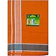 Stylesindia Men's Cotton Colored Dhoti with Fancy Border Kerala-style Veshti Mundu Kaili Lungi 2.0 Mtrs