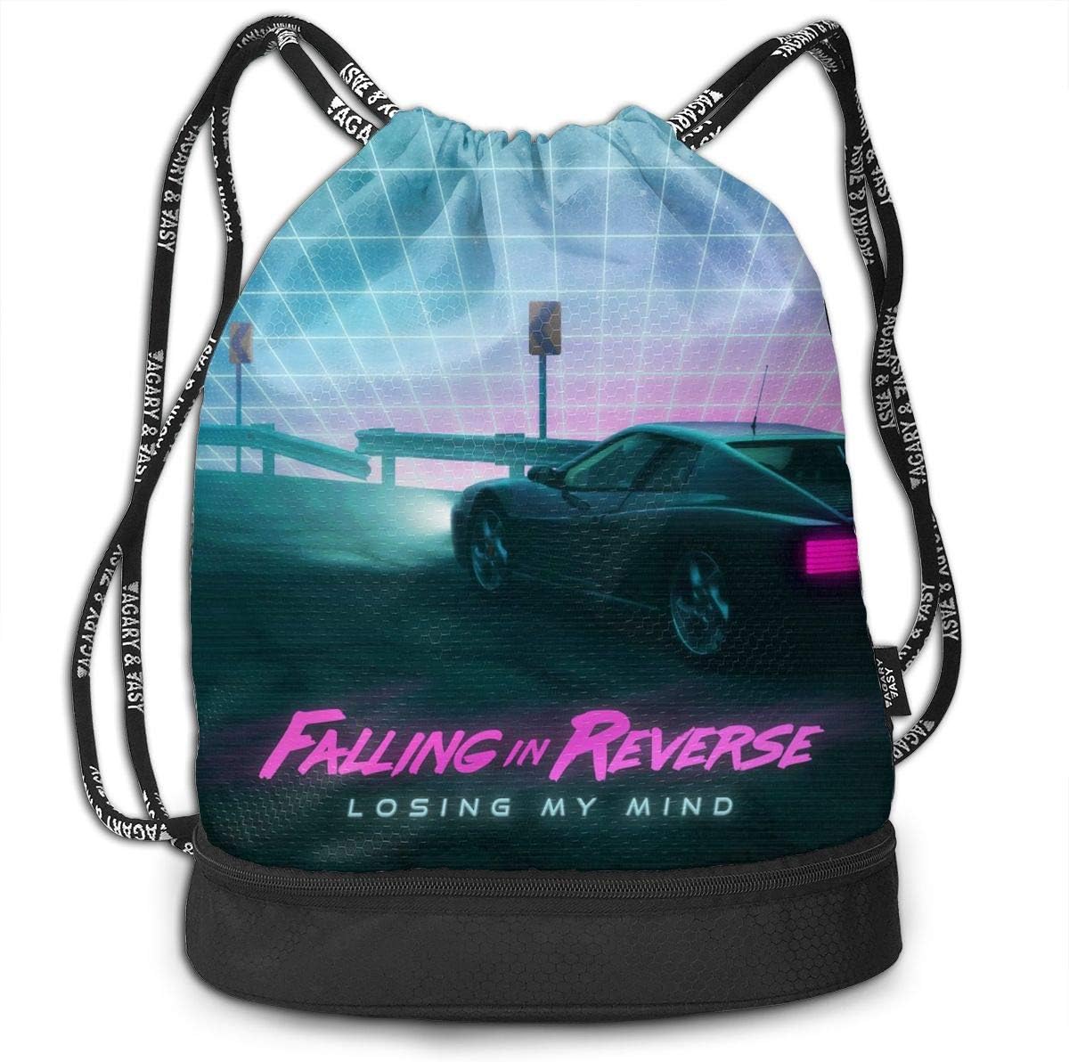 JacobKThompson Falling in Reverse Ablums Portable Travel Cosmetic Bag Storage Bag Purse Travel Bag Handbag