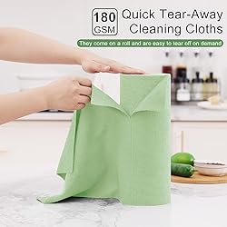 Homaxy Tear Away Dish Cloths Rolls, 40