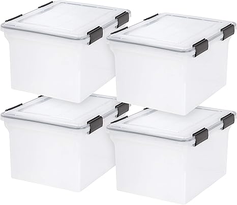 Amazon Com Iris Usa Ucb Fb File Box Clear Home Kitchen