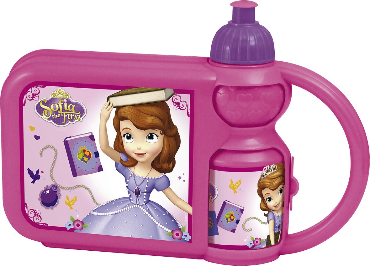 Joy Toy 749170 Sofia Lunch Box and Sports Bottle Set